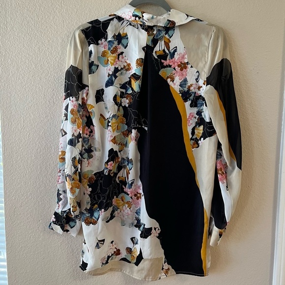 3.1 Phillip Lim for Target Floral Patchwork Button-Up Blouse size XS - Picture 3 of 7